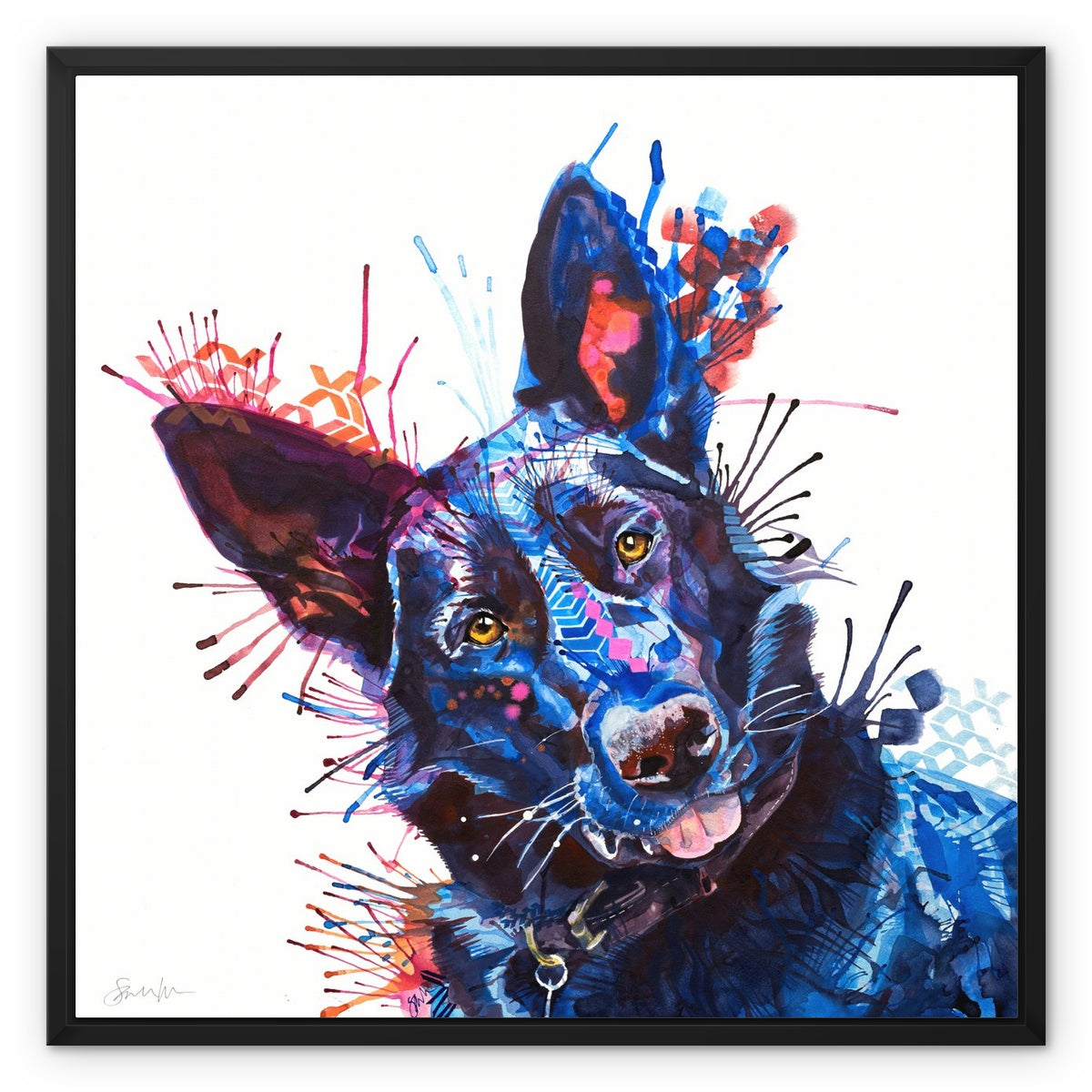 Dog Drawings | Dog Portrait | Wallart | Sarah Taylor | Pet Portrait Artists | Pet Portraits | Art Commissions | Framed Prints |