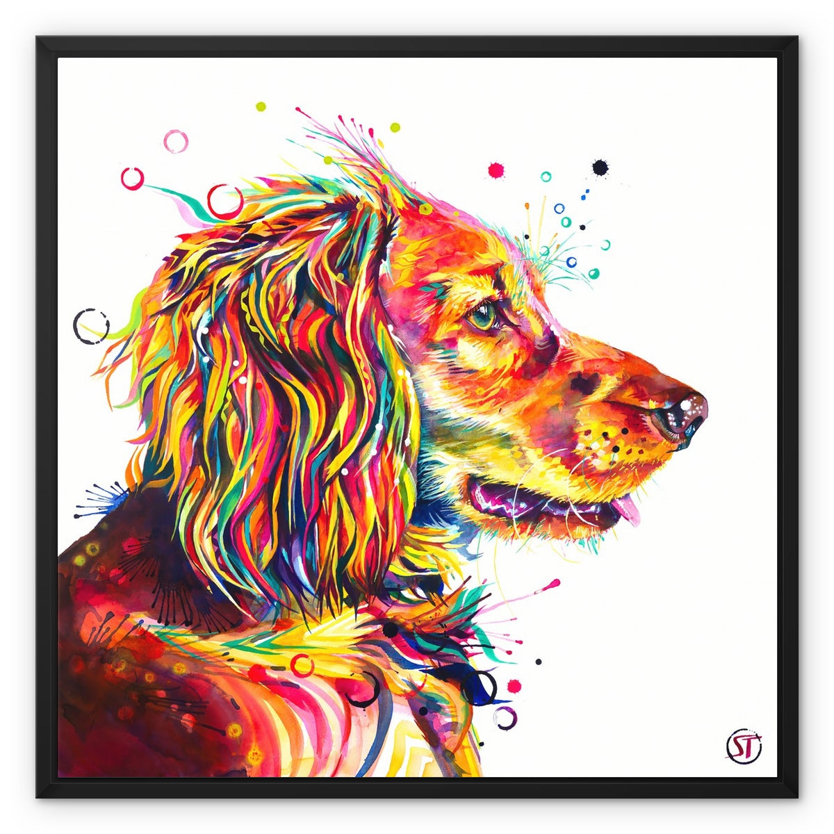 Wall Art | Dog Portrait | Pet Portrait Artists | Animal Print | Framed Art | Dog Artwork