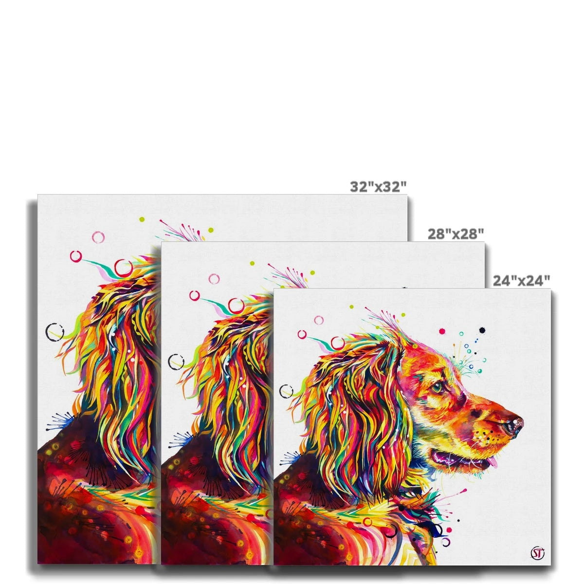 Wall Art | Dog Portrait | Pet Portrait Artists | Animal Print | Framed Art | Dog Artwork