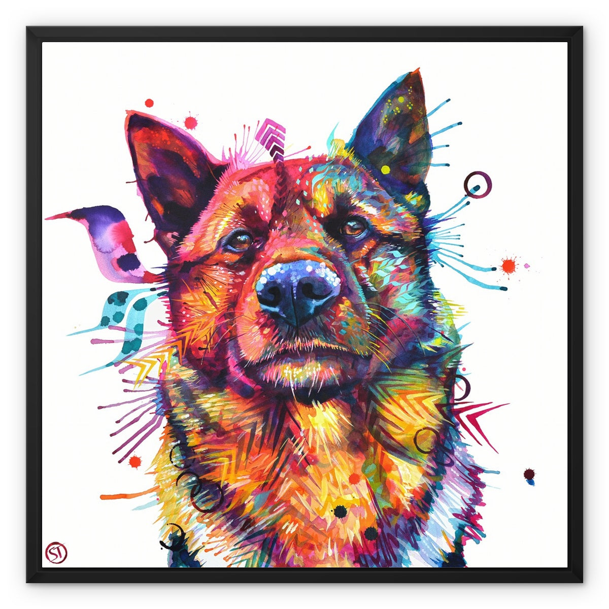 Wall Art | Dog Artwork | Pet Portrait Artists | Dog Portrait | Framed Prints | Wall Prints