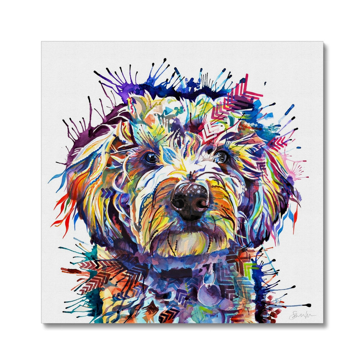 Dog Drawings | Dog Portrait | Sarah Taylor | Pet Portrait Artists | Pet Portraits | Art Commissions | Framed Prints | Wall Prints | Living Room Wall Art