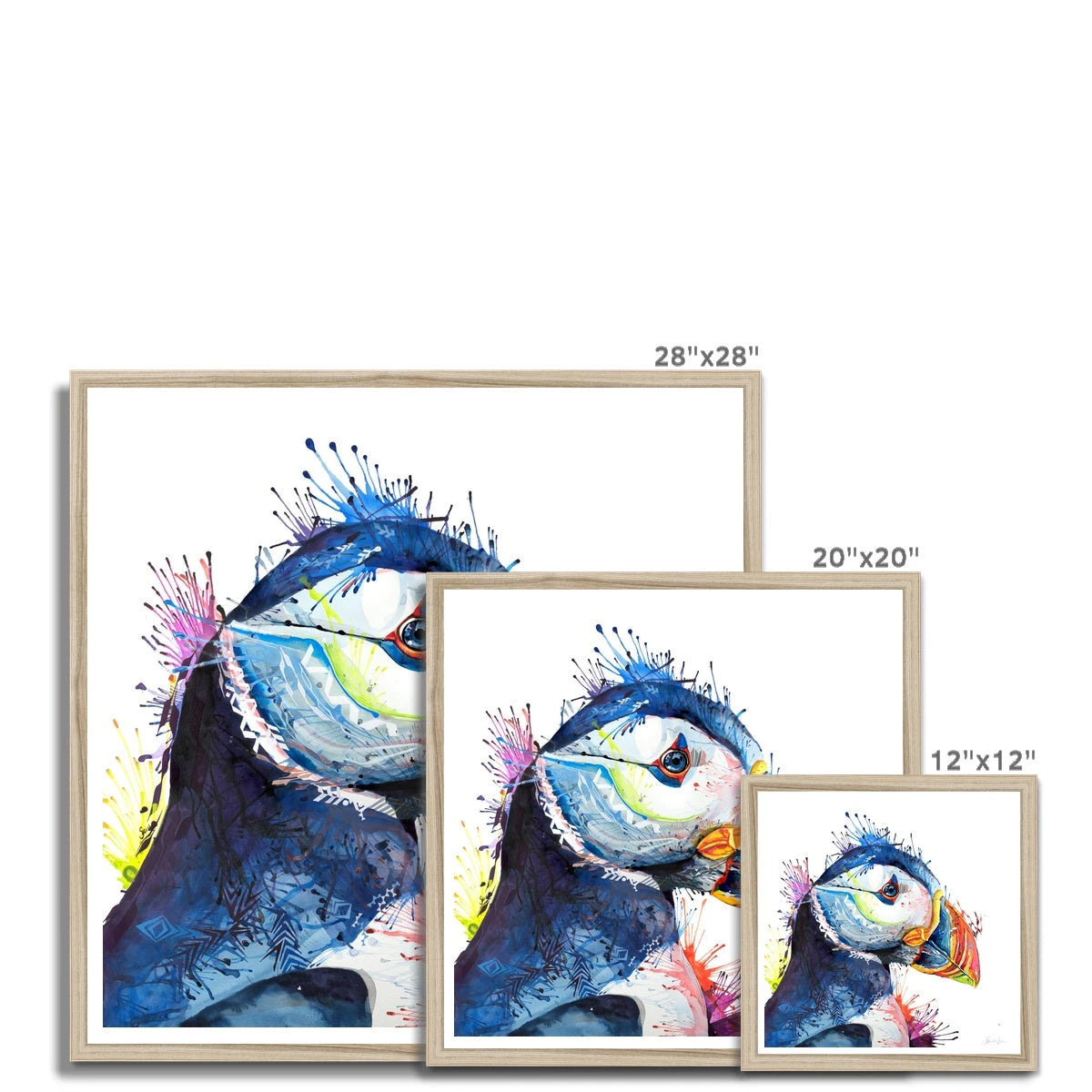 Wallart | Animal Portraits | Framed Wall Art | Animal Artwork | Wall Art Quirky | Sarah Taylor