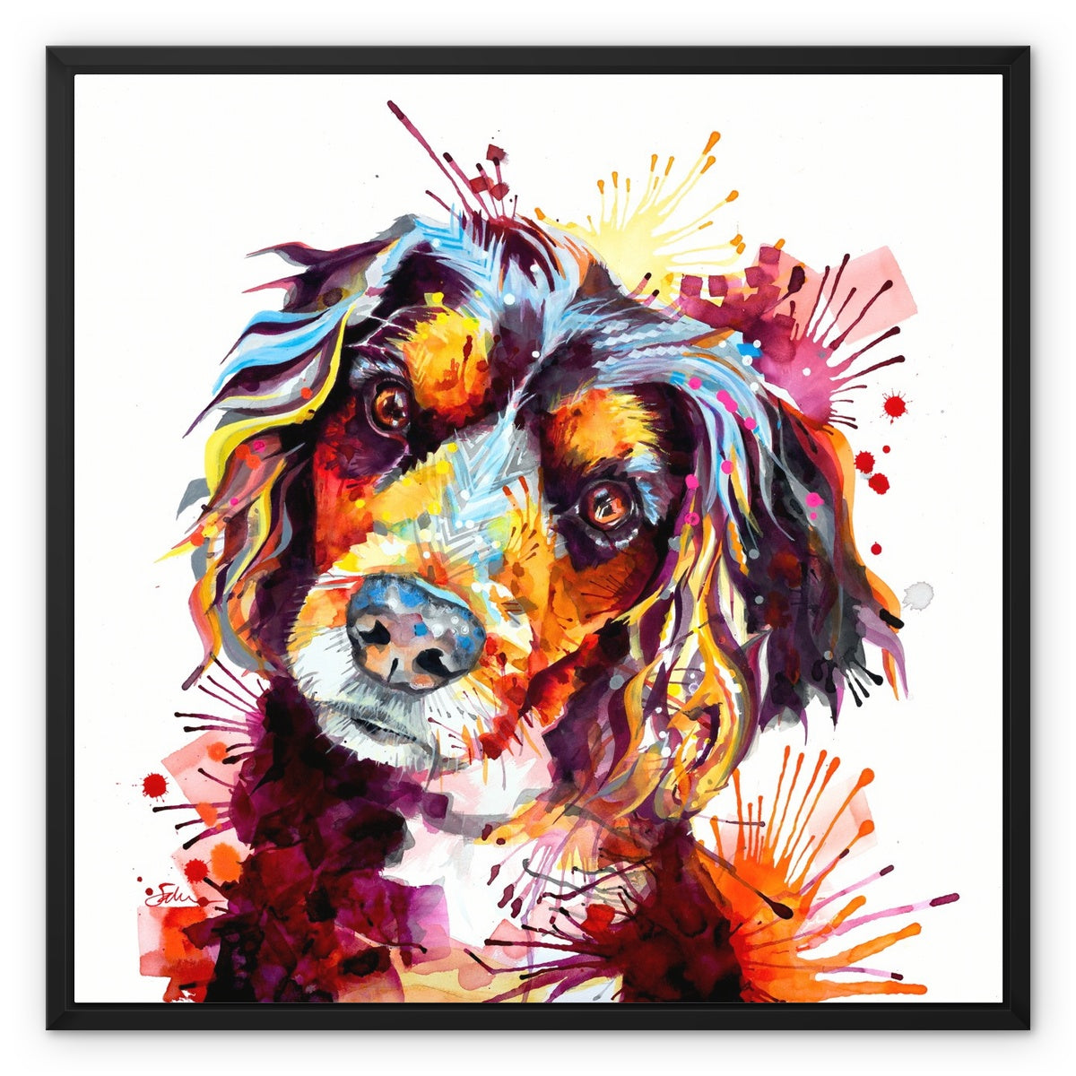 Dog Drawings | Dog Portrait | Sarah Taylor | Pet Portrait Artists | Pet Portraits | Art Commissions | Framed Prints | Wall Prints | Living Room Wall