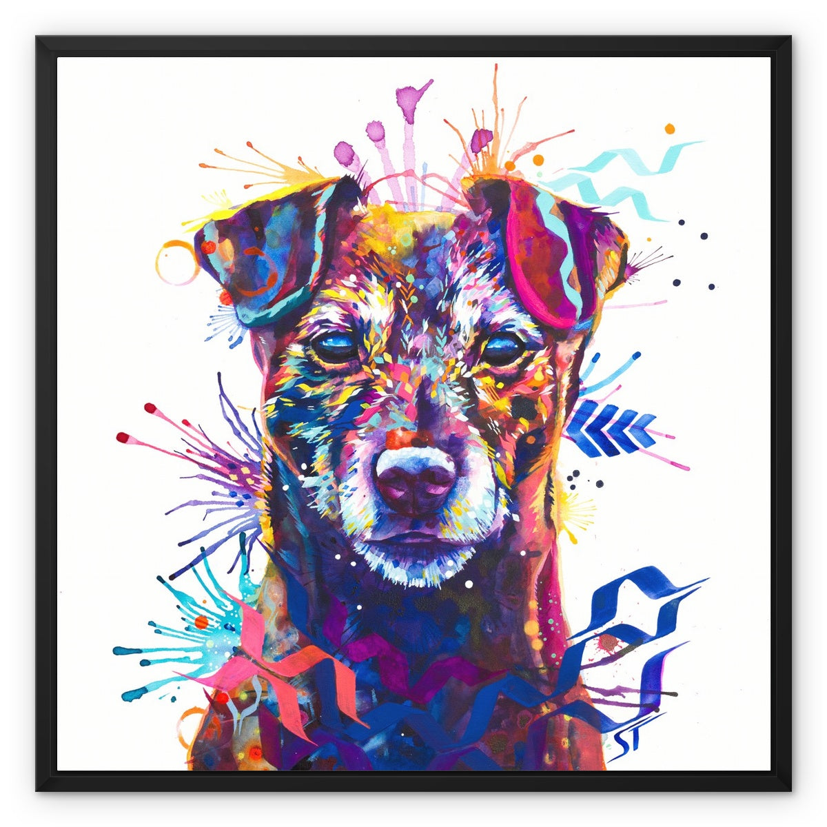 Dog Drawings | Dog Portrait | Pet Portrait | Framed Prints | Wall Prints | Living Room Wall Art