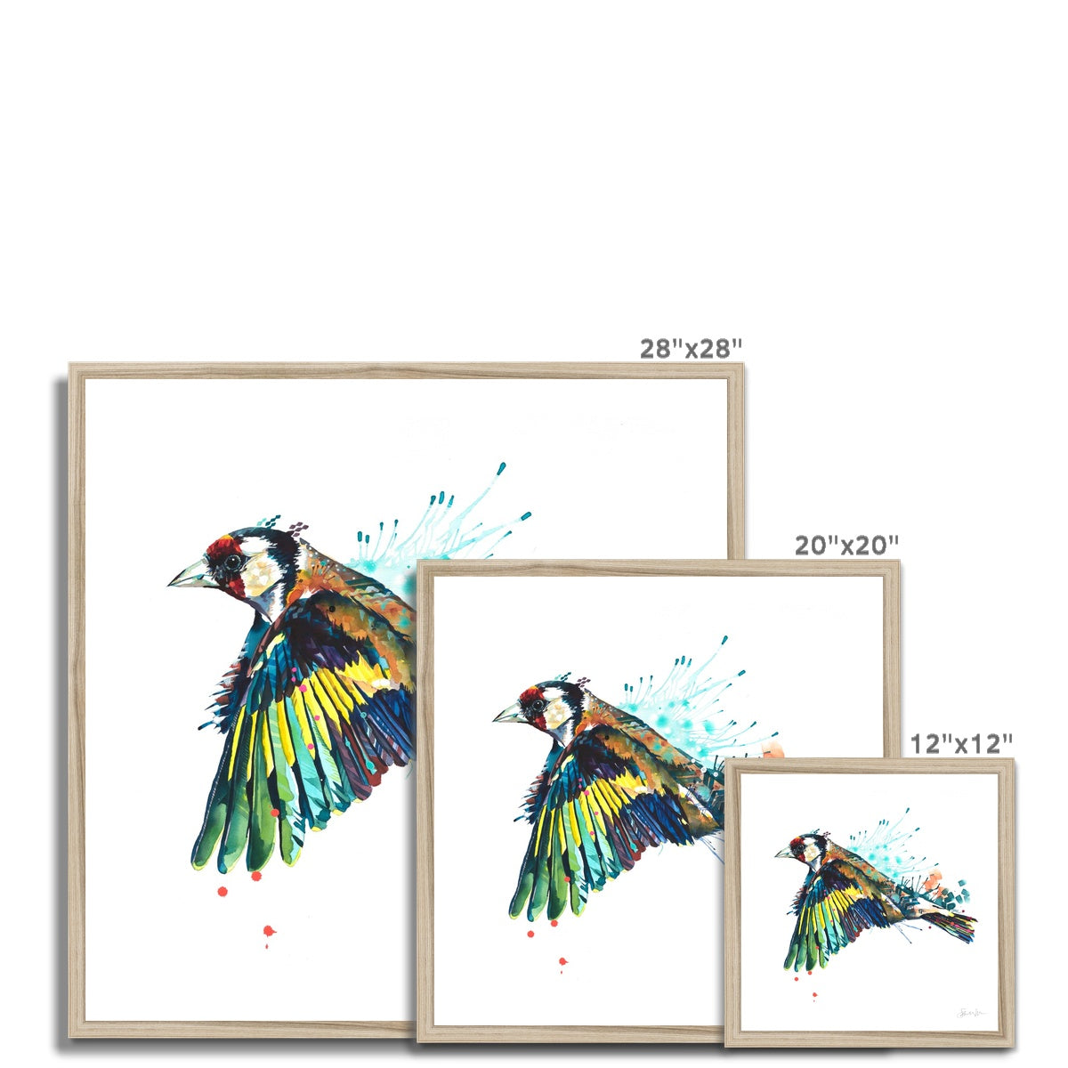 Wall Art | Framed Prints | Sarah Taylor | Modern Art | Framed Wall Art | Pet Portraits | Abstract Art | Framed Art | Bright Wall Art | Colourful Animal Art