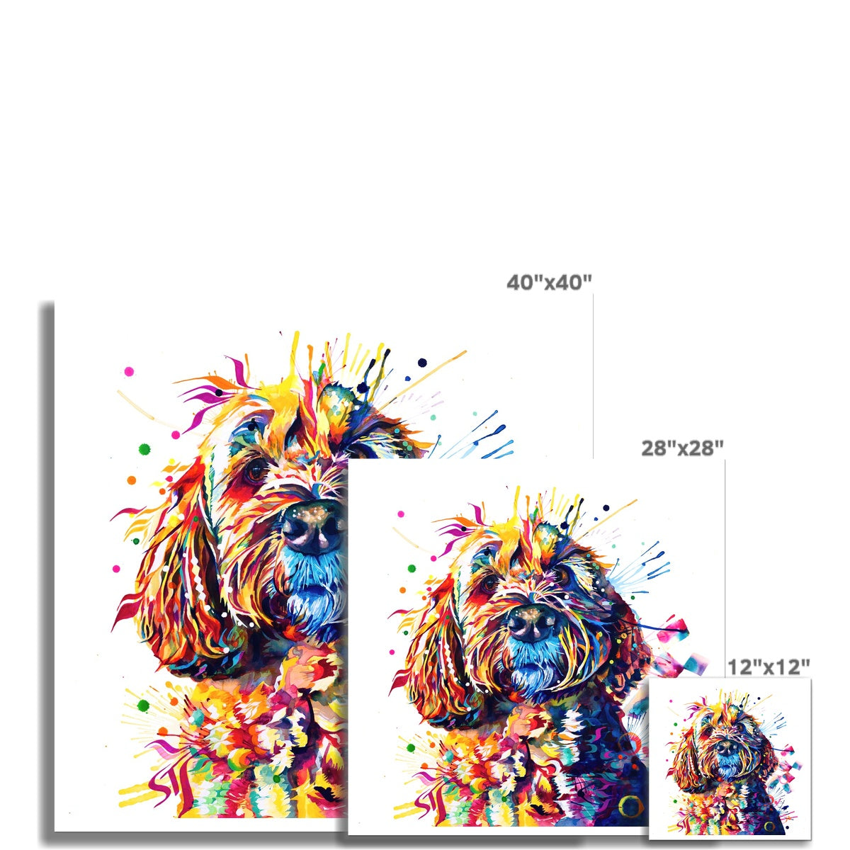 Dog Drawings | Wall Art | Wall Prints | Dog Portraits Artists UK | Custom Pet Portraits