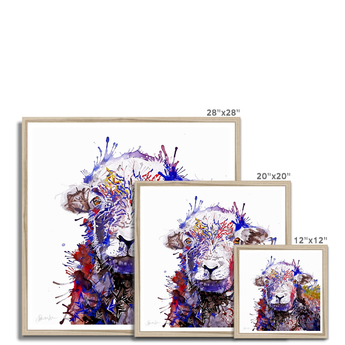 Wall Art | Wildlife Art | Sarah Taylor | Animal Art | Framed Art | Wall Prints | Colourful Animal Art