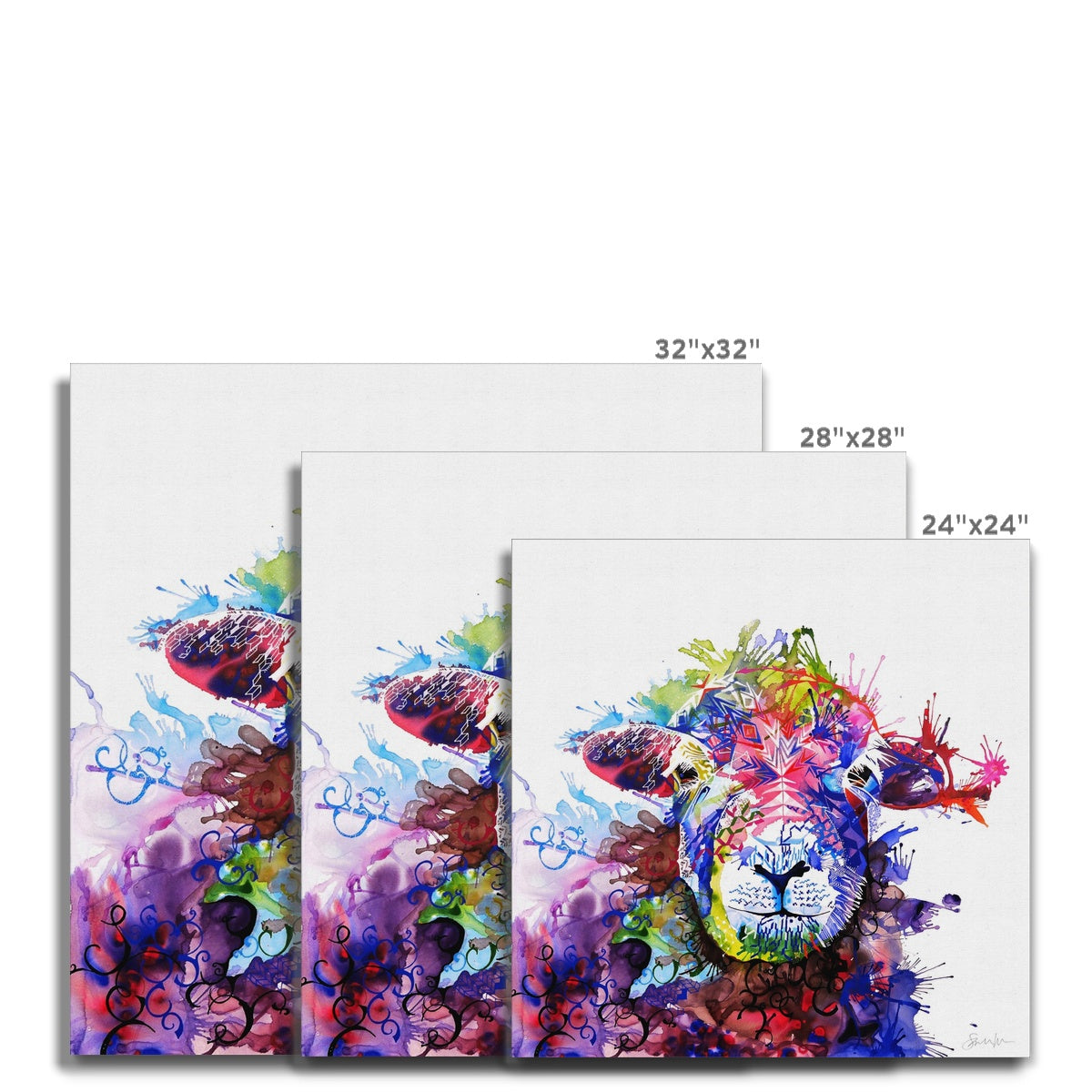 Wall Art | Framed Prints | Sarah Taylor | Modern Art | Framed Wall Art | Pet Portraits | Abstract Art | Framed Art | Bright Wall Art | Colourful Animal Art