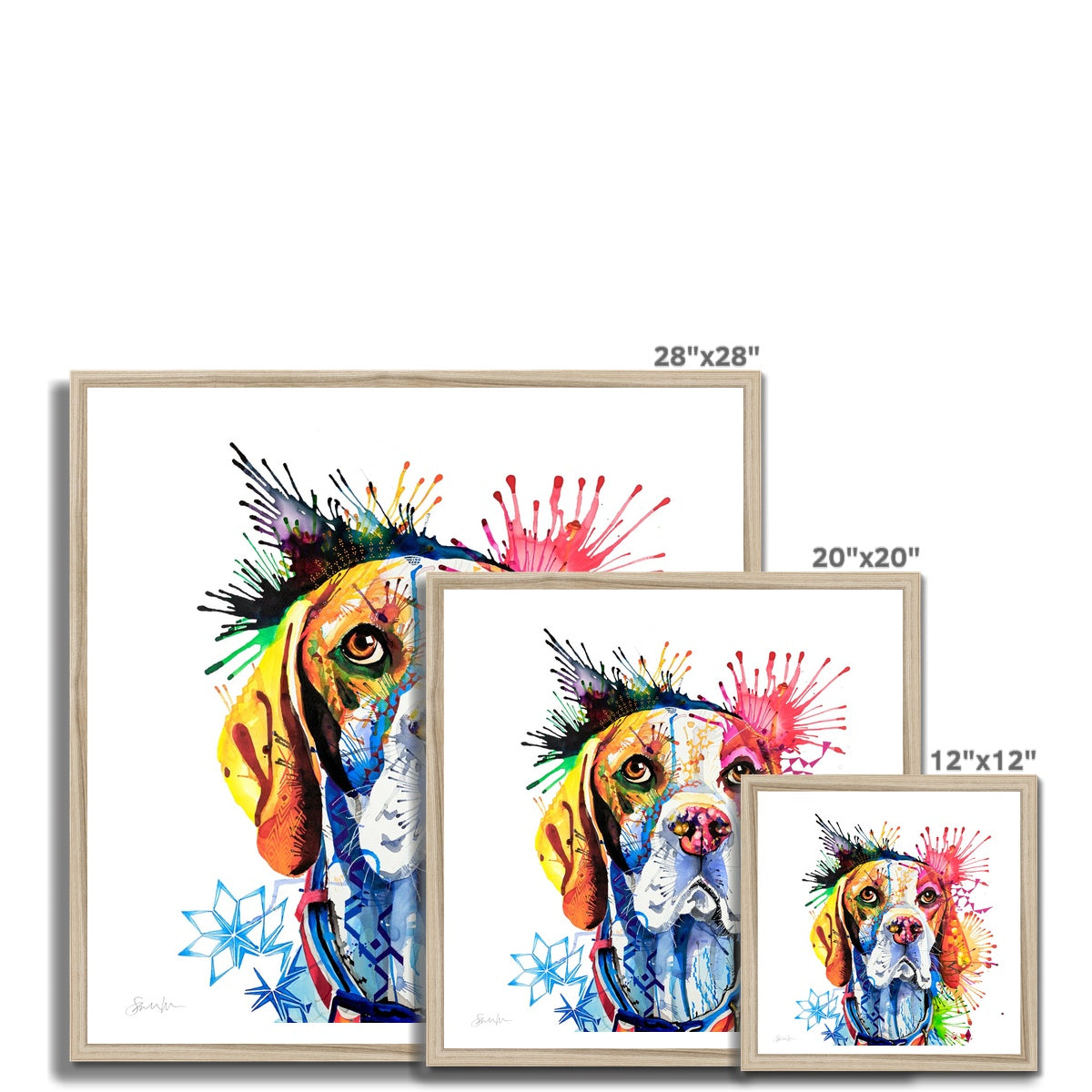 English Pointer Framed Print-Fine art-Sarah Taylor Art