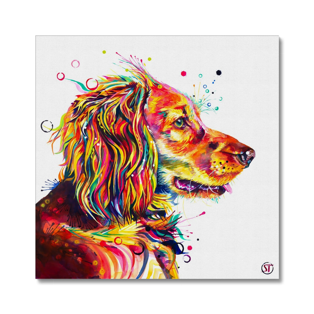 Wall Art | Dog Portrait | Pet Portrait Artists | Animal Print | Framed Art | Dog Artwork