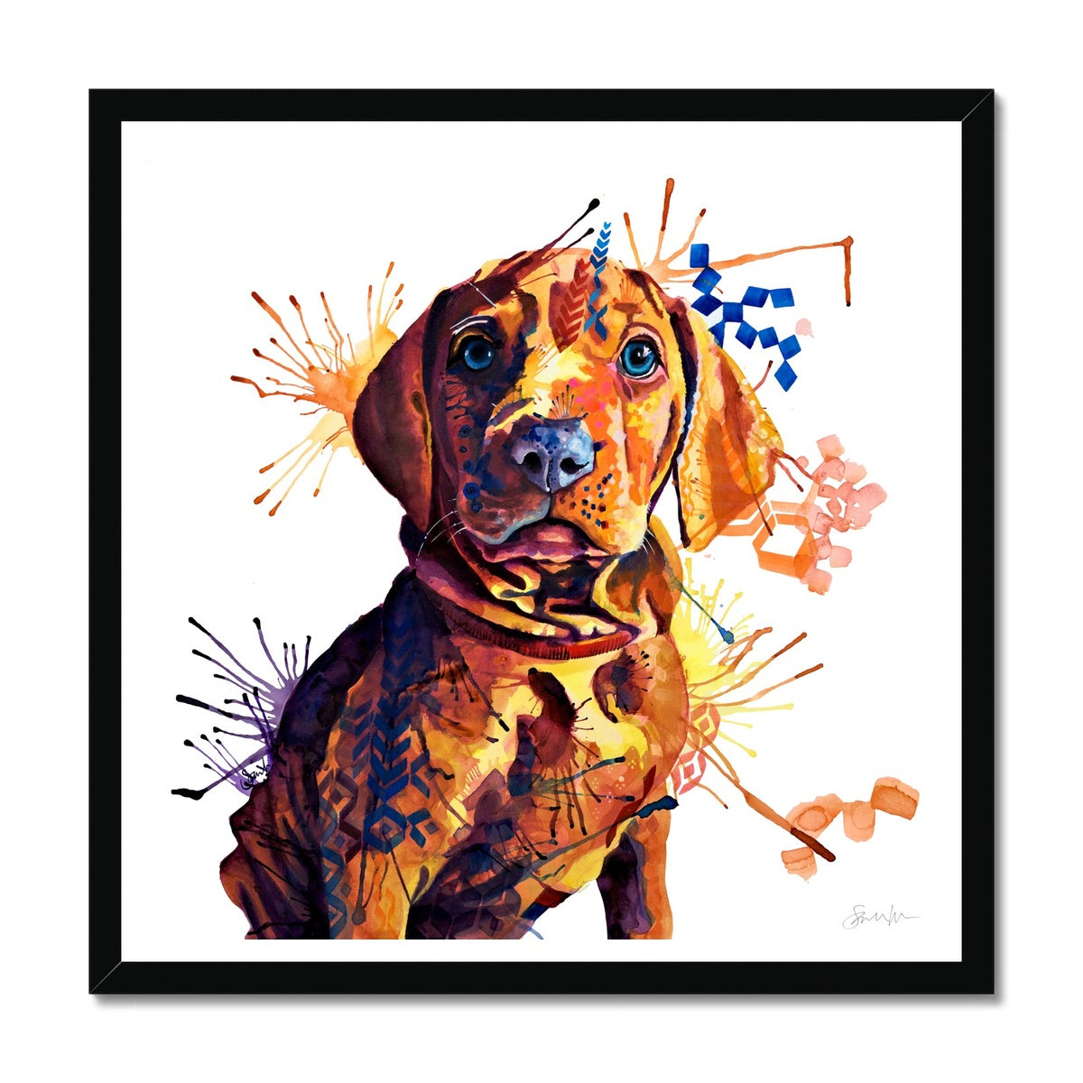 Dog Drawings | Dog Portrait | Sarah Taylor | Pet Portrait Artists | Pet Portraits | Art Commissions | Framed Prints | Wall Prints | Living Room Wall Art