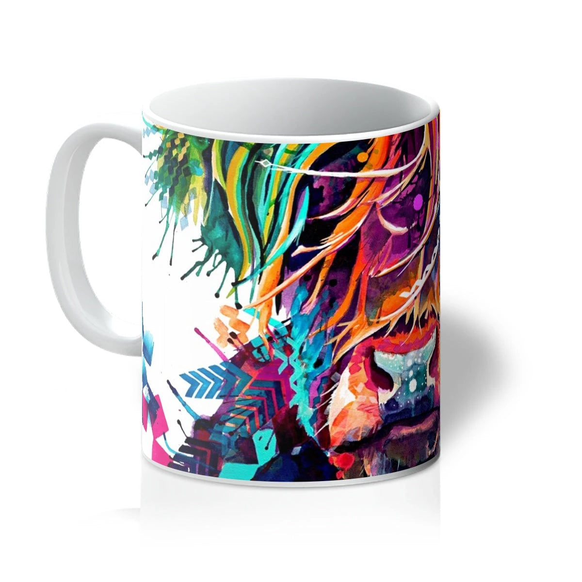 Highland Cow Mug | Animal Mug | Highland Cow Print | Highland Cow Painting | Highland Cow Painting (UK) | Animal Artwork | Highland Cattle Cushions | Sarah Taylor