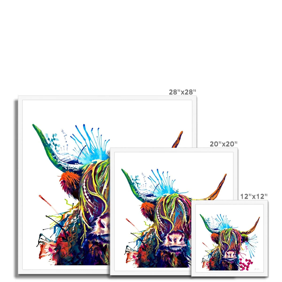 Wall Art | Framed Prints | Sarah Taylor | Modern Art | Framed Wall Art | Pet Portraits | Abstract Art | Framed Art | Bright Wall Art | Colourful Animal Art