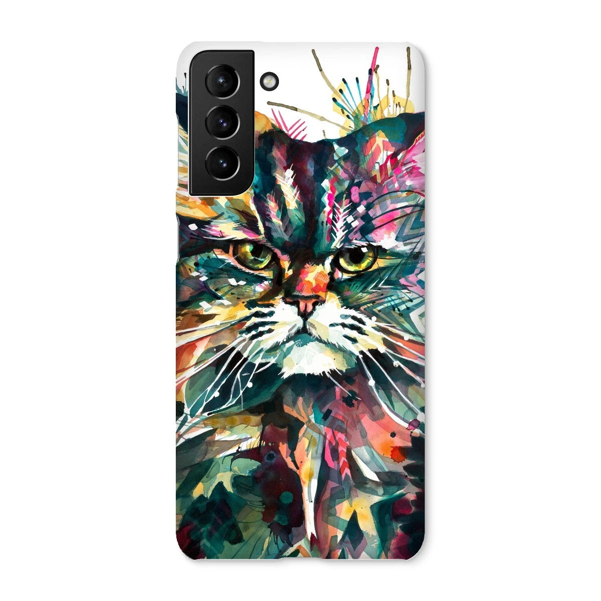 Cat Artwork | Cat Painting | Sarah Taylor | Framed Art | Animal Portraits | Modern Art