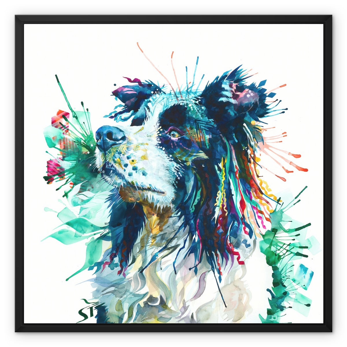 Dog Portrait | Sarah Taylor | Pet Portrait Artists | Dog Portrait | Pet Portraits | Art Commissions | Framed Prints | Wall Prints | Living Room Wall Art