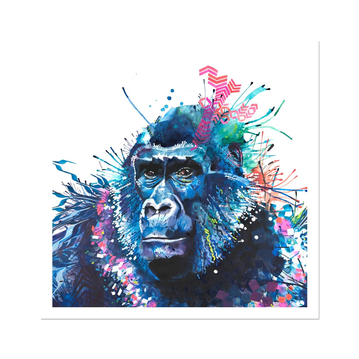 Wall Art | Framed Prints | Funny Animal Pictures | Sarah Taylor | Modern Art | Abstract Art | Framed Art | Bright Wall Art | Colourful Animal Art