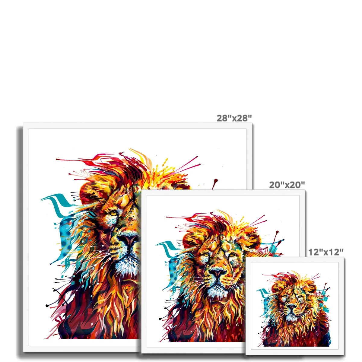 Wall Art | Cat Artwork | Cat Painting | Sarah Taylor | Framed Art | Animal Portraits | Modern Art