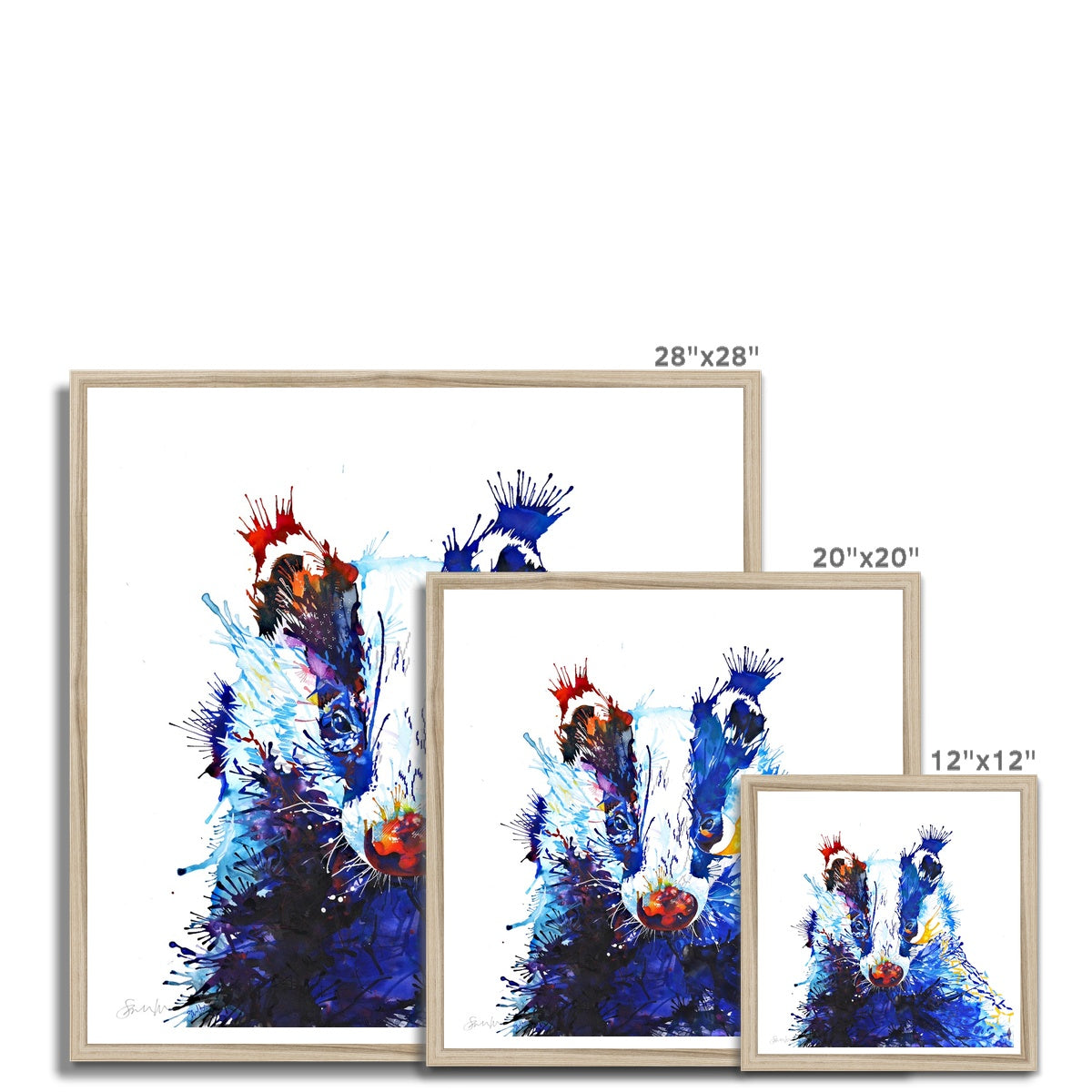 Wall Art | Framed Prints | Sarah Taylor | Modern Art | Framed Wall Art | Abstract Art | Framed Art | Bright Wall Art | Colourful Animal Art