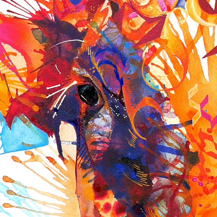 Highland Cow Painting | Highland Cow Painting (UK) | Wall Art | Animal Artwork | Sarah Taylor | Living Room Wall Art