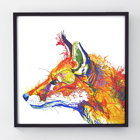 Wildlife Art | Wall Art | Framed Prints | Sarah Taylor | Modern Art | Abstract Art | Framed Art | Bright Wall Art | Colourful Animal Art
