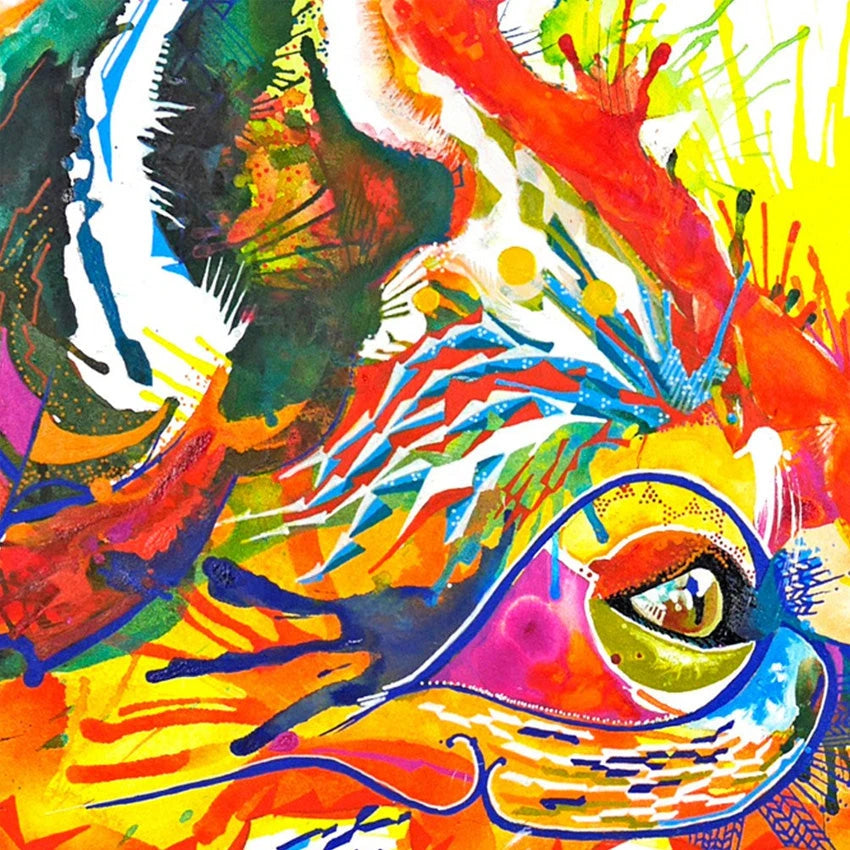 Wildlife Art | Wall Art | Framed Prints | Sarah Taylor | Modern Art | Framed Wall Art | Colourful Animal Art