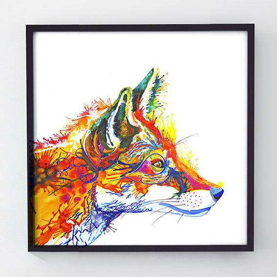 Wildlife Art | Wall Art | Framed Prints | Sarah Taylor | Modern Art | Abstract Art | Framed Art | Bright Wall Art | Colourful Animal Art