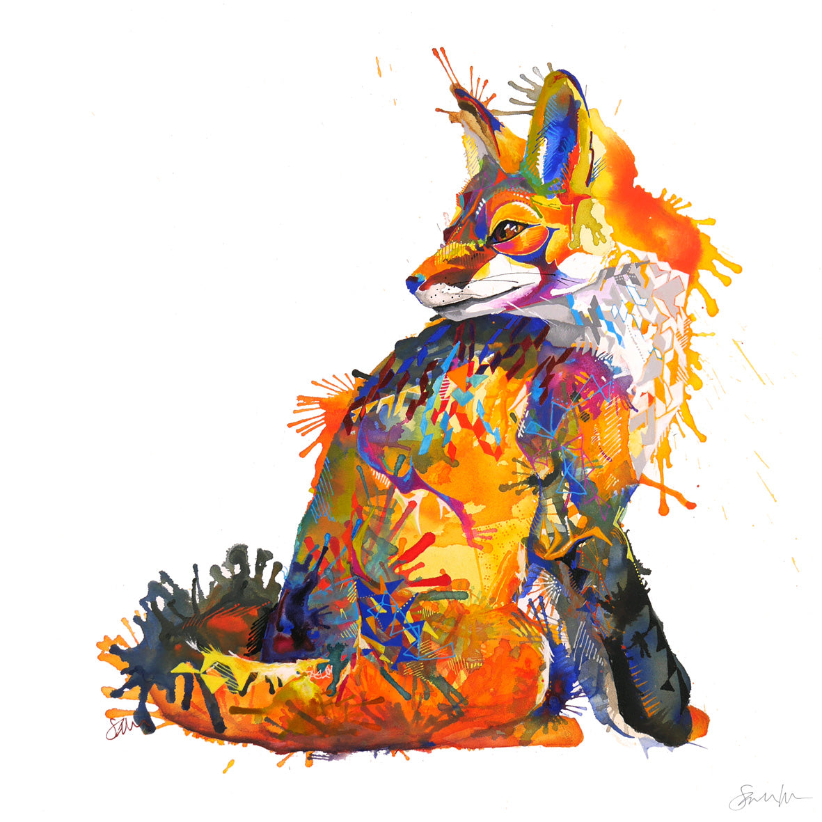 Wall Art | Animal Print | Abstract Wall Art | Wallart | Modern Art | Animal Picture | Animal Artwork | Sarah Taylor