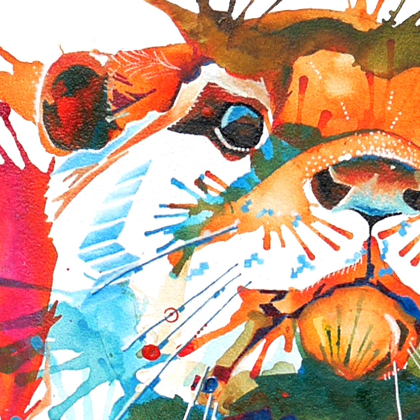 Wall Art | Framed Prints | Art Commissions | Framed Wall Art | Abstract Art | Framed Art | Bright Wall Art | Colourful Animal Art