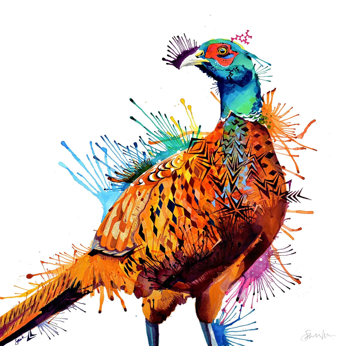 Wall Art | Wall Prints | Animal Portraits | Colourful Wall Art | Art Prints Modern | Animal Art | Animal Picture