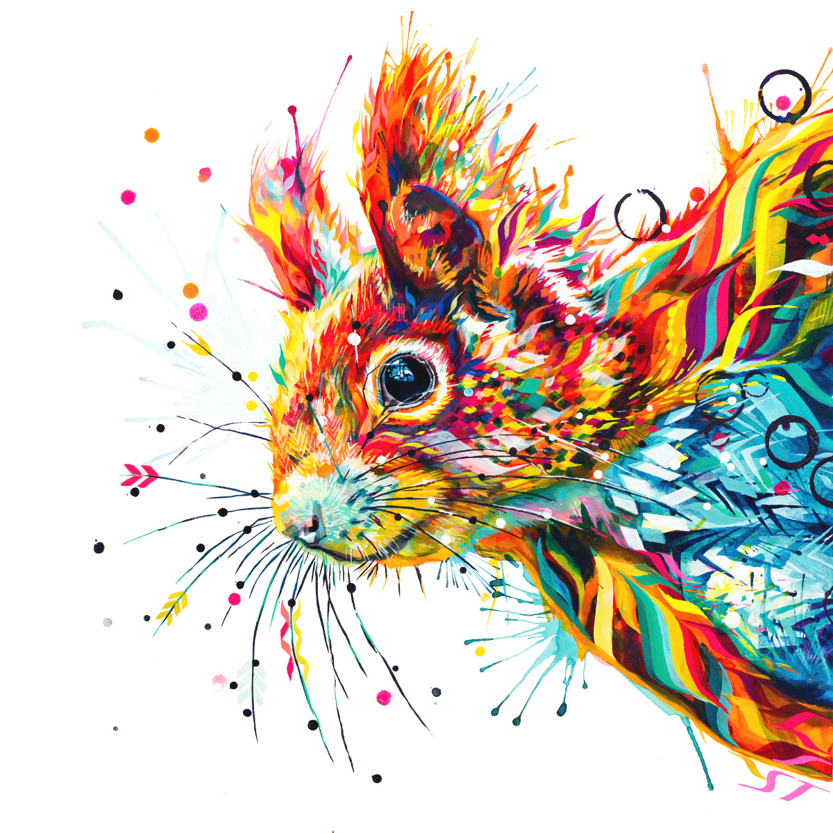 Wall Art | Wall Prints | Animal Portraits | Colourful Wall Art | Art Prints Modern | Animal Art | Animal Picture