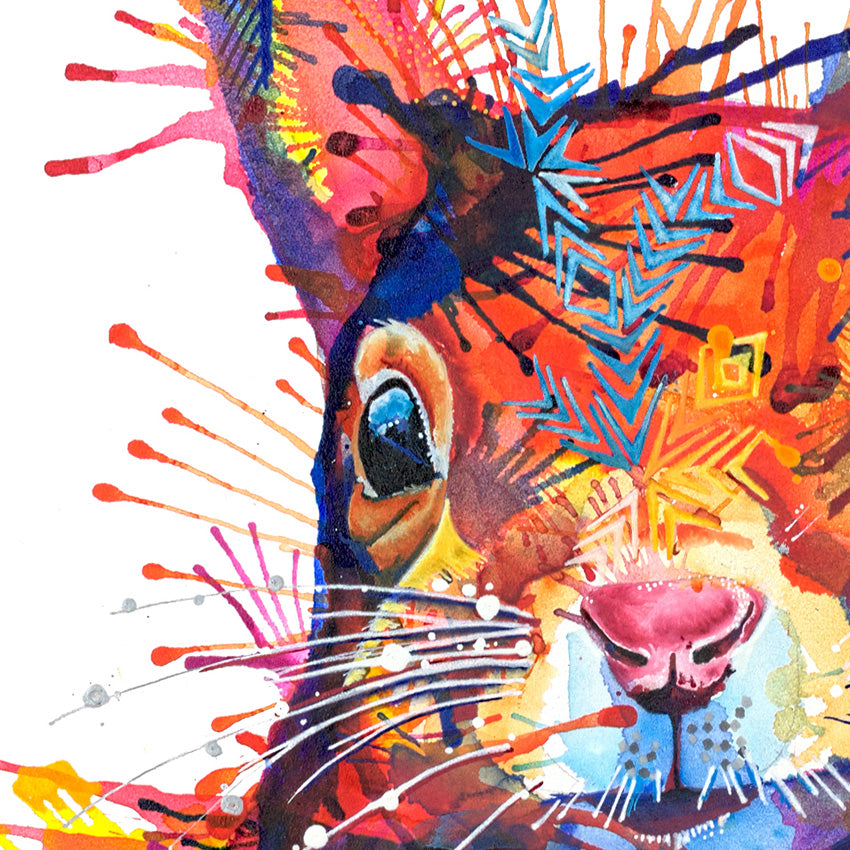 Wall Art | Framed Prints | Wildlife Art | Sarah Taylor | Modern Art | Framed Wall Art | Abstract Art | Framed Art | Bright Wall Art | Colourful Animal Art