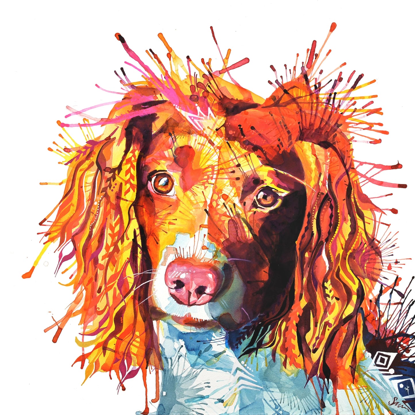 Dog Drawings | Dog Portrait | Pet Portrait | Framed Prints | Wall Prints | Living Room Wall Art