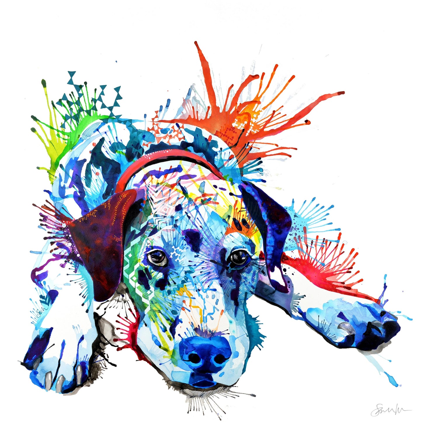 Dog Drawings | Dog Artwork | Dog Painting | Dog Portrait Artists UK | Dog Canvas Prints | Wall Art | Wall Prints