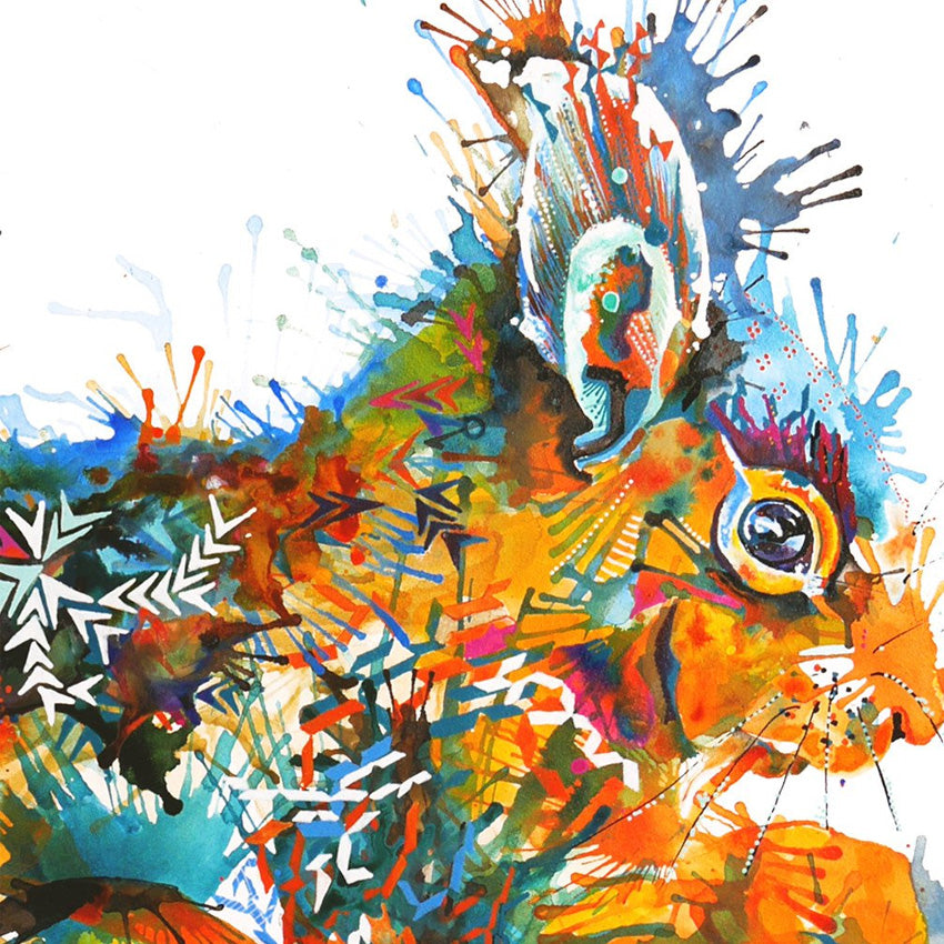 Wildlife Art | Wall Art | Framed Prints | Sarah Taylor | Modern Art | Framed Wall Art | Colourful Animal Art