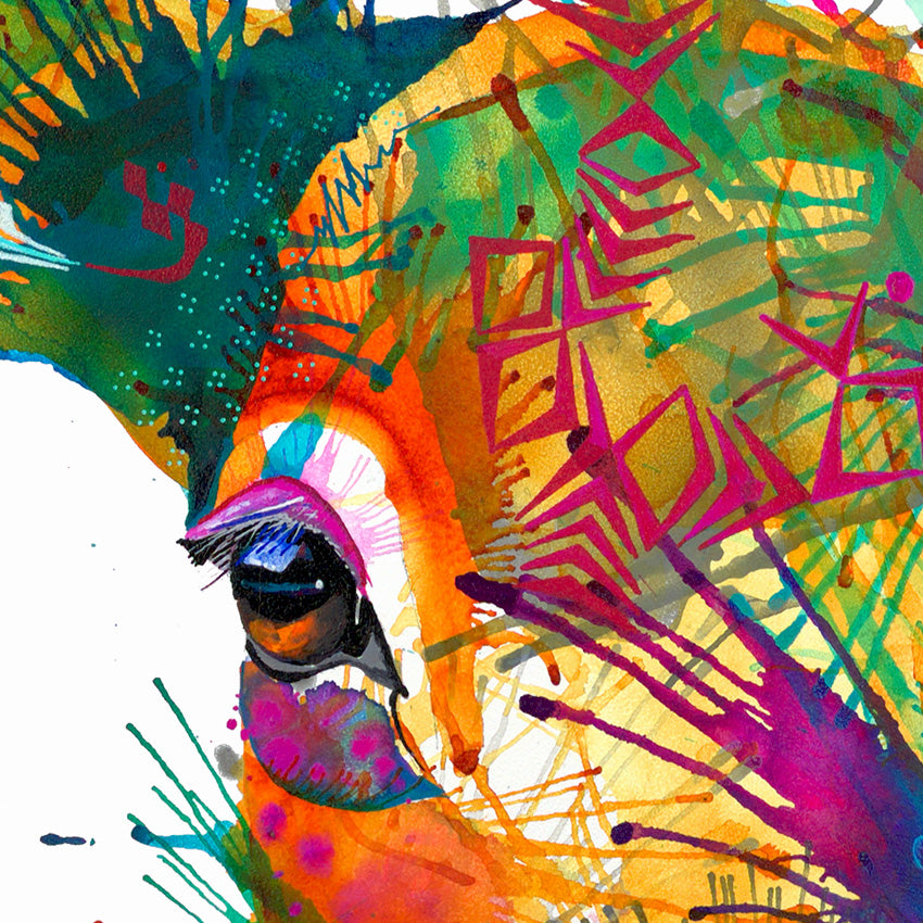 Wall Art | Framed Prints | Wildlife Art | Sarah Taylor | Modern Art | Framed Wall Art | Abstract Art | Framed Art | Bright Wall Art | Colourful Animal Art