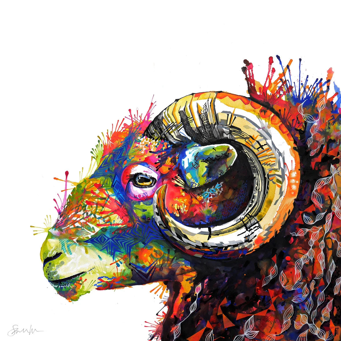 Wallart | Animal Print | Wall Art Canvases | Modern Art | Abstract Wall Art | Pet Portraits UK