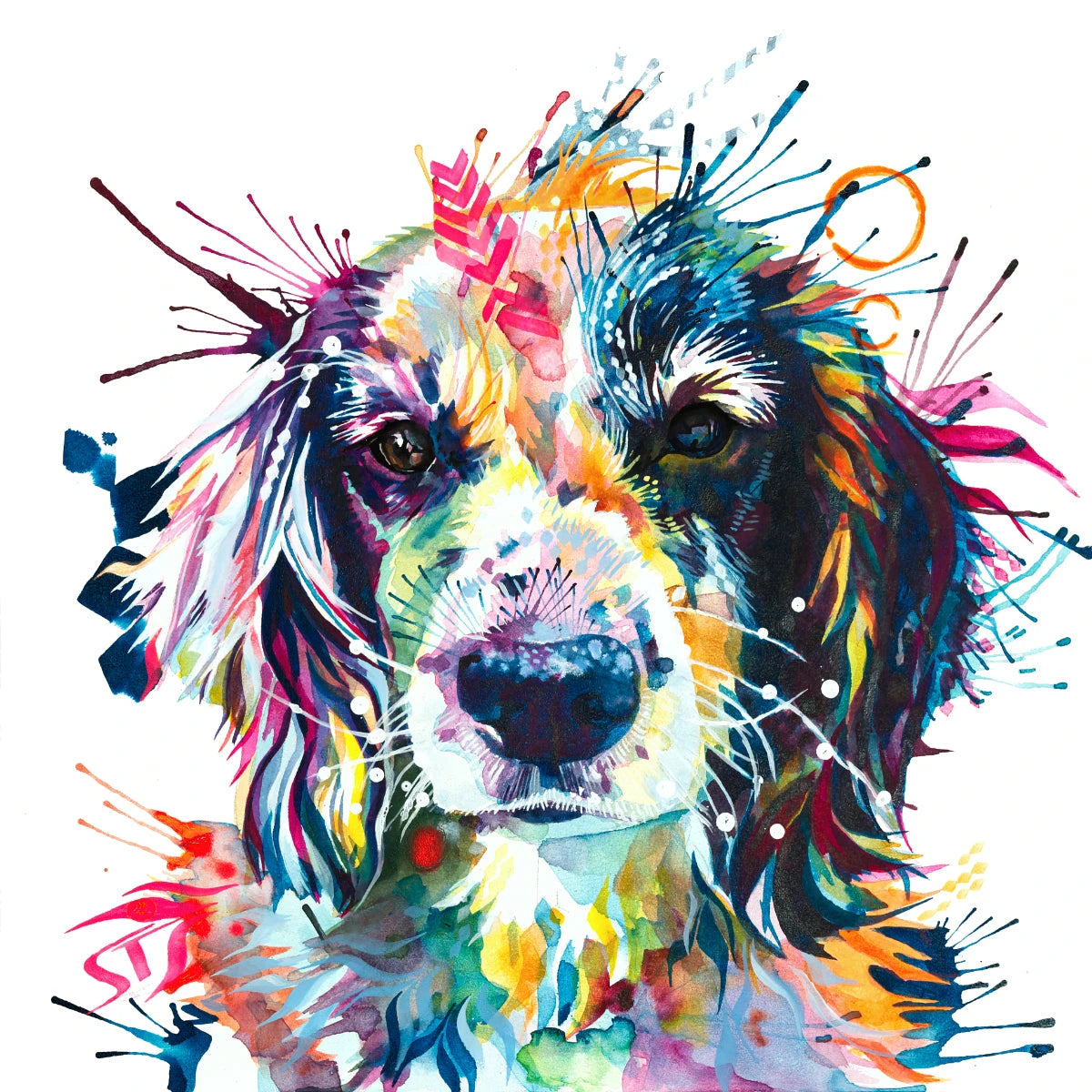 Dog Drawings | Dog Artwork | Dog Painting | Dog Portrait Artists UK | Dog Canvas Prints | Wall Art | Wall Prints