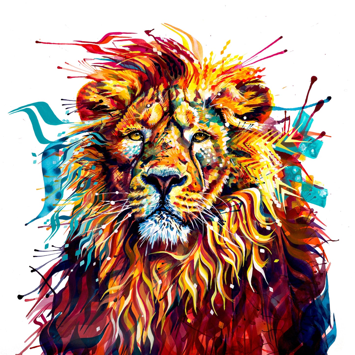 Rory the Lion Canvas Sarah Taylor Art