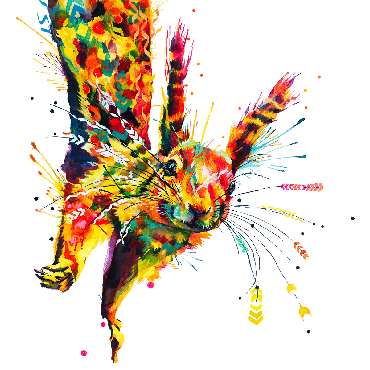 Squirrel Wall Art | Animal Art | Wildlife Art | Wall Art | Modern Art | Funny Animal Pictures