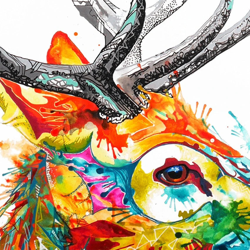 Wall Art | Framed Prints | Sarah Taylor | Modern Art | Abstract Art | Framed Art | Bright Wall Art | Colourful Animal Art