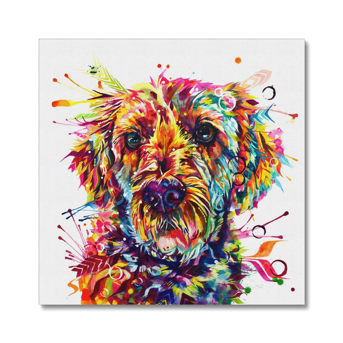 Dog Portrait | Dog Drawings | Wall Art | Modern Art | Dog Painting | Dog Portrait Artists UK
