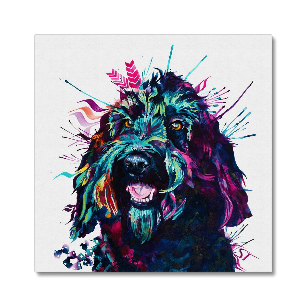 Dog Drawings | Dog Portrait | Pet Portrait | Framed Prints | Wall Prints | Living Room Wall Art
