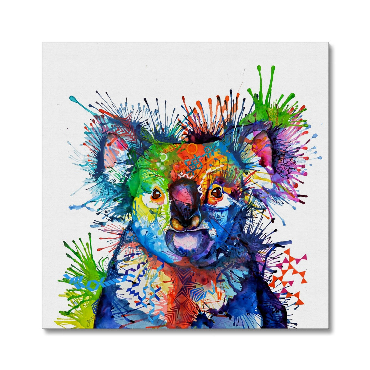 Wall Art Canvases | Sarah Taylor | Wall Art | Modern Art | Abstract Art | Colourful Animal Art