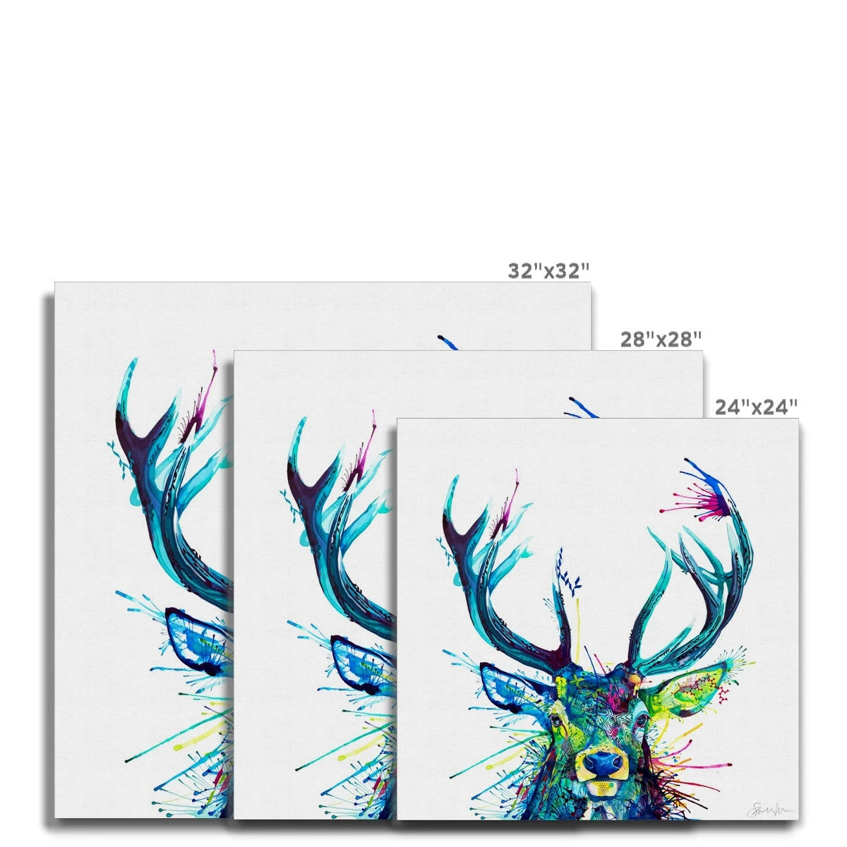 Framed Art | Wildlife Art | Sarah Taylor | Wall Art | Framed Prints | Abstract Art | Colourful Animal Art