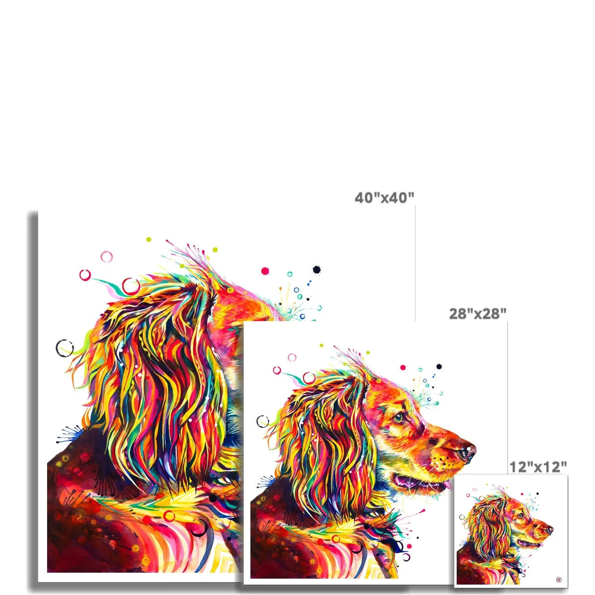 Wall Art | Dog Portrait | Pet Portrait Artists | Animal Print | Framed Art | Dog Artwork