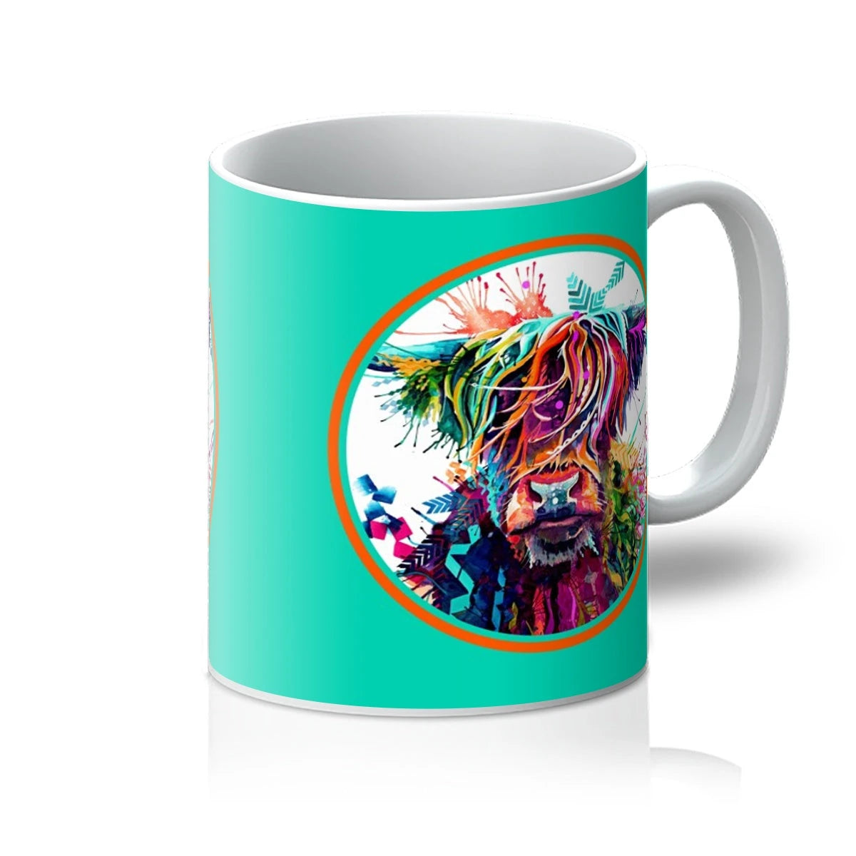 Highland Cow Mug | Highland Cow Print | Animal Mugs | Sarah Taylor | Wildlife Art | Modern Art | Animal Picture