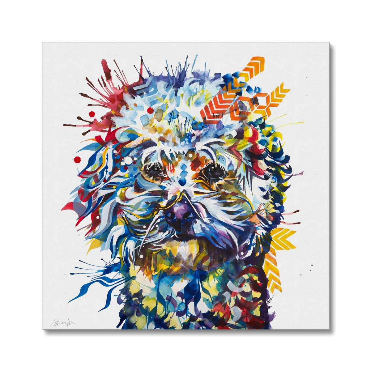 Dog Drawings | Dog Portrait | Dog Canvas Prints | Personalised Dog Portrait | Sarah Taylor | Framed Prints | Wall Prints