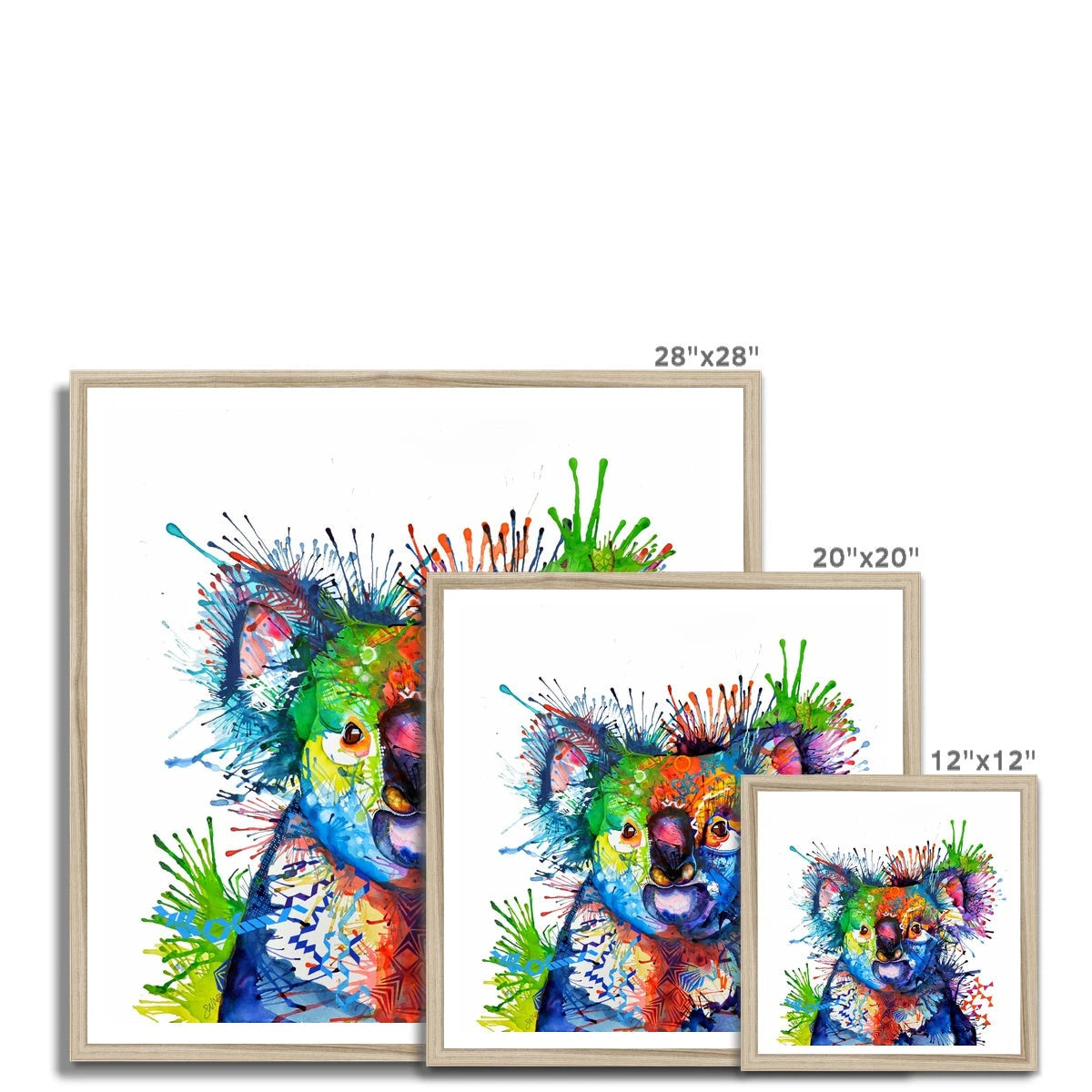 Wall Art | Framed Prints | Sarah Taylor | Modern Art | Framed Wall Art | Pet Portraits | Abstract Art | Framed Art | Bright Wall Art | Colourful Animal Art