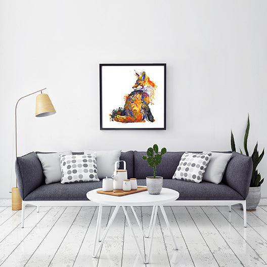 Wall Art | Framed Prints | Sarah Taylor | Modern Art | Framed Wall Art | Pet Portraits | Abstract Art | Framed Art | Bright Wall Art | Colourful Animal Art