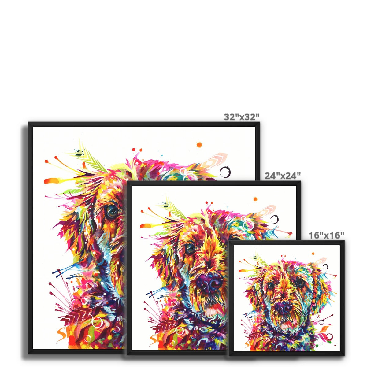 Dog Portrait | Dog Drawings | Wall Art | Modern Art | Dog Painting | Dog Portrait Artists UK